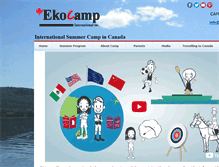 Tablet Screenshot of ekocamp.com